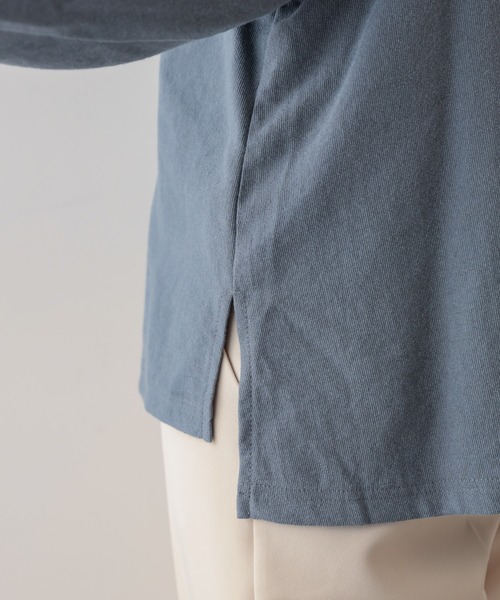 natural couture（ナチュラルクチュール）の「スタンドカラー袖コンシャスブラウス（シャツ/ブラウス・レディース・オフホワイト/ブラック/モカ/ベージュ/ブルー・FREE）」の9枚目の写真