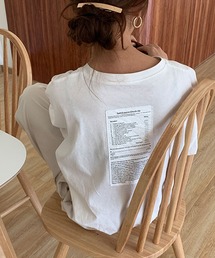 Mayree | 【Mayree】バックレター ルーズロンT(Tシャツ/カットソー)