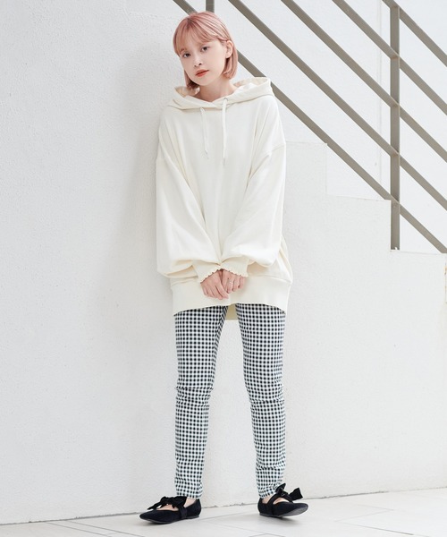 one after another NICE CLAUP（ワンアフターアナザーナイスクラップ）の「リボンバレエシューズ（バレエシューズ・レディース・ブラック/ピンクベージュ・LL/SS/S/M/L）」の8枚目の写真