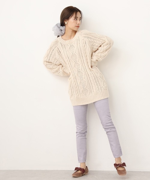 one after another NICE CLAUP（ワンアフターアナザーナイスクラップ）の「リボンバレエシューズ（バレエシューズ・レディース・ブラック/ピンクベージュ・LL/SS/S/M/L）」の5枚目の写真