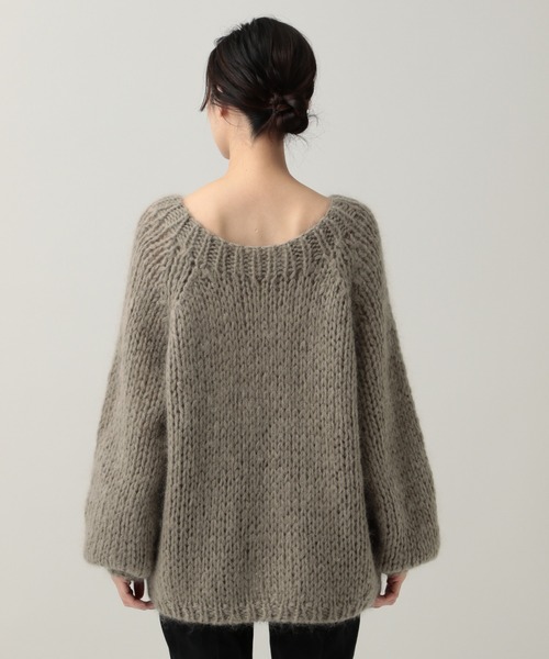 curensorogy カレンソロジーヤク100％ ボトルネック ゆとり ニット curensorogy カレンソロジーヤク100％ ボトルネック ゆとり