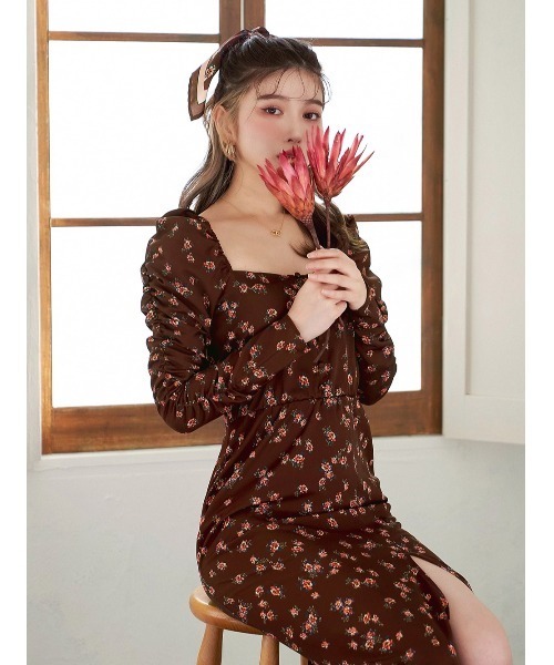 Darich（ダーリッチ）の「フロントボタンワンピース（ワンピース・レディース・イエロー/オレンジ・FREE）」の8枚目の写真