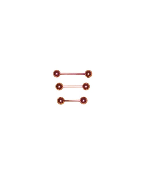 MORPH(モルフ)の「MORPH モルフ バーベルボディーピアス 18ゲージ 6mm~12mm(ピアス(片耳用)・レディース・ピンク・6/8/10/12)」の1枚目の写真