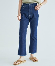 ANGIE | カットオフセミフレアデニム【スタイリスト知念美加子さん×ANGIE 別注】(デニムパンツ)