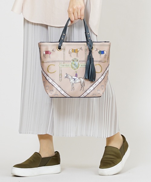 SAC（サック）の「オリジナルスカーフプリントハンドバッグ pure