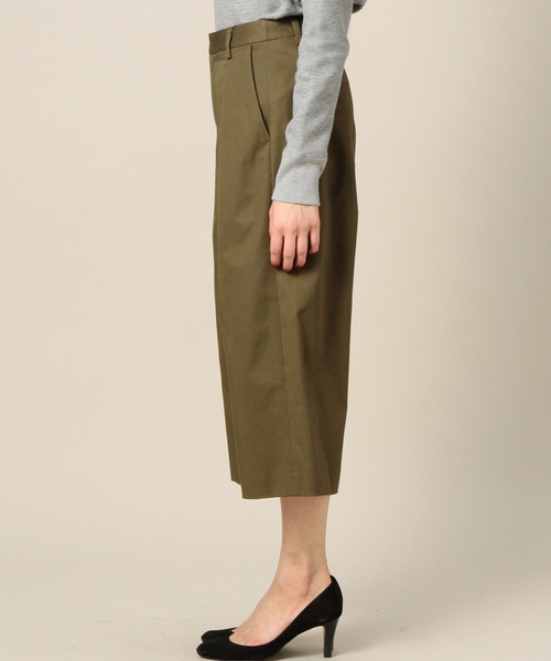 BEAUTY&YOUTH UNITED ARROWS（ビューティーアンドユースユナイテッドアローズ）の「BYBC コットンワイド8分丈パンツ　◆（その他パンツ・レディース・ブラック/オレンジ系その他/オリーブ・MEDIUM/SMALL）」の14枚目の写真