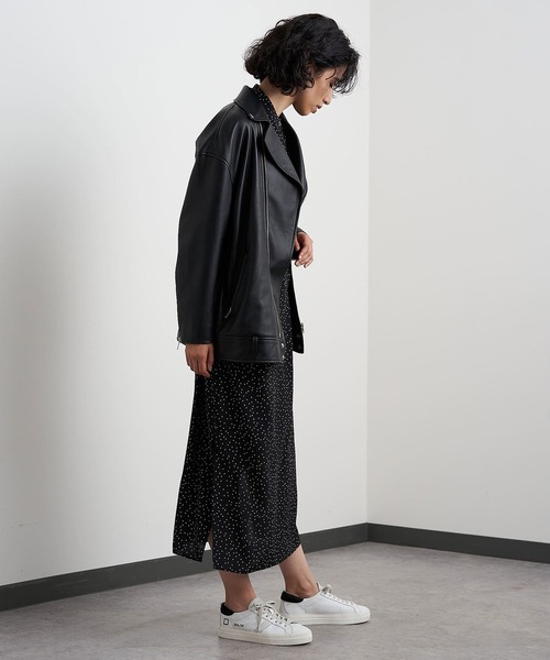 ☺️Whim Gazette ウィムガゼット☺️シャツロングワンピース 黒 新品 Whim Gazette（ウィムガゼット）の「ウエストマークシャツカラー