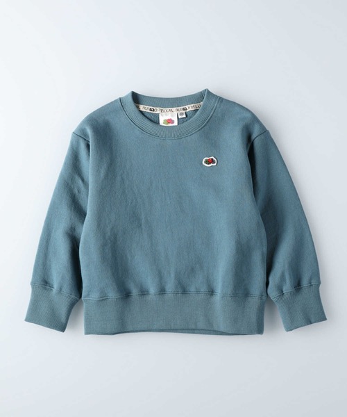 FRUIT OF THE LOOM（フルーツオブザルーム）の「【FRUIT OF THE LOOM】ロゴプリントトレーナー（スウェット・キッズ・ブルー/ライトベージュ・105/120/130/140/155）」の18枚目の写真