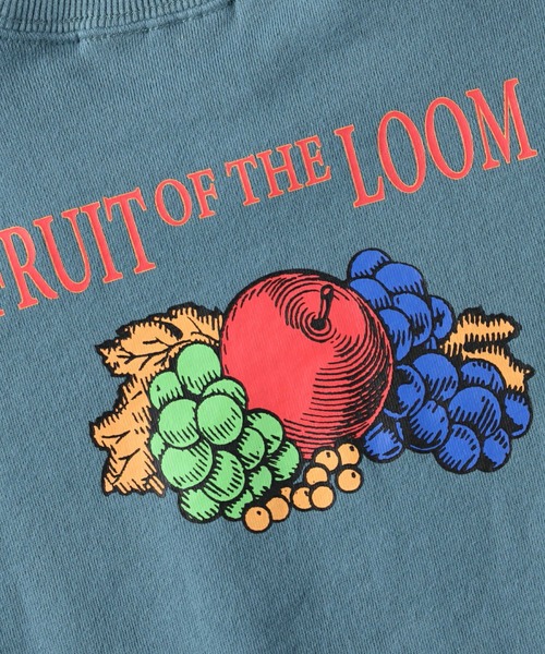 FRUIT OF THE LOOM（フルーツオブザルーム）の「【FRUIT OF THE LOOM】ロゴプリントトレーナー（スウェット・キッズ・ブルー/ライトベージュ・105/120/130/140/155）」の11枚目の写真