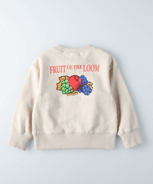 FRUIT OF THE LOOM（フルーツオブザルーム）の「【FRUIT OF THE LOOM】ロゴプリントトレーナー（スウェット・キッズ・ブルー/ライトベージュ・105/120/130/140/155）」の15枚目の写真
