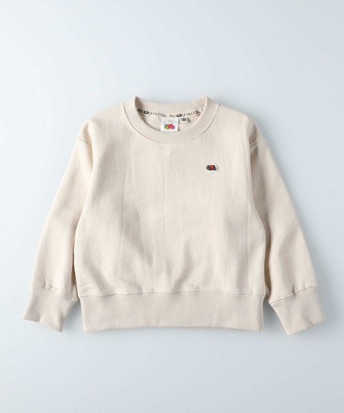 FRUIT OF THE LOOM（フルーツオブザルーム）の「【FRUIT OF THE LOOM】ロゴプリントトレーナー（スウェット・キッズ・ブルー/ライトベージュ・105/120/130/140/155）」の16枚目の写真