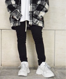 DANKE SCHON | DankeSchon/ダンケシェーン/SATIN RIB PANTS/サテンリブパンツ(その他パンツ)