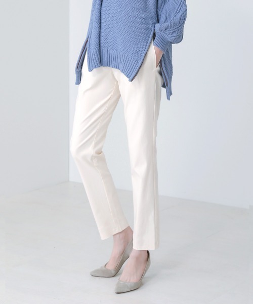 Bou Jeloud(ブージュルード)の「撥水加工◆HAKIYASE美脚パンツ(その他パンツ・レディース・ブラック/カーキ/ホワイト系その他/パープル/A/ベージュ系その他/ホワイト/ライトカーキ・40/38/36)」の15枚目の写真