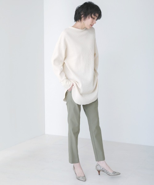 Bou Jeloud（ブージュルード）の「撥水加工◆ＨＡＫＩＹＡＳＥ美脚パンツ（その他パンツ・レディース・ブラック/カーキ/ホワイト系その他/パープル/A/ベージュ系その他/ホワイト/ライトカーキ・40/38/36）」の22枚目の写真