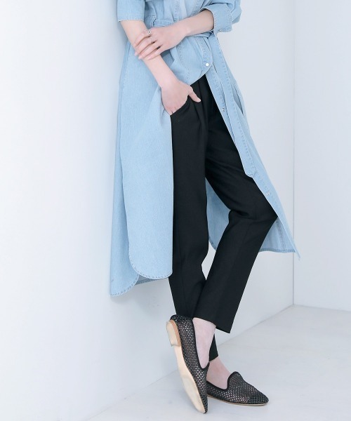 Bou Jeloud(ブージュルード)の「撥水加工◆HAKIYASE美脚パンツ(その他パンツ・レディース・ブラック/カーキ/ホワイト系その他/パープル/A/ベージュ系その他/ホワイト/ライトカーキ・40/38/36)」の14枚目の写真