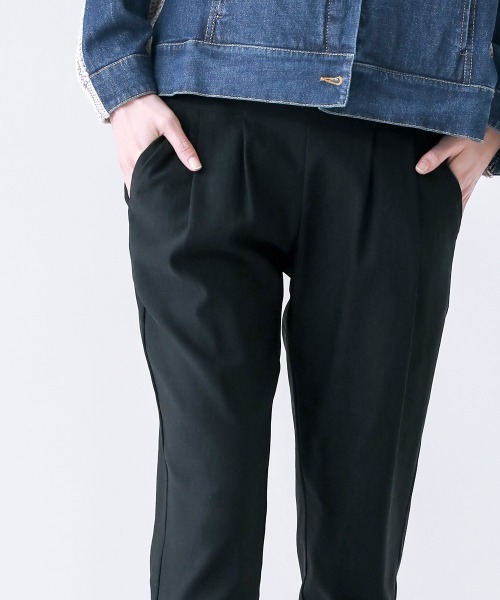 Bou Jeloud(ブージュルード)の「撥水加工◆HAKIYASE美脚パンツ(その他パンツ・レディース・ブラック/カーキ/ホワイト系その他/パープル/A/ベージュ系その他/ホワイト/ライトカーキ・40/38/36)」の13枚目の写真