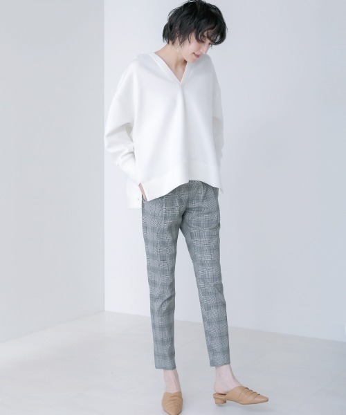 Bou Jeloud（ブージュルード）の「撥水加工◆ＨＡＫＩＹＡＳＥ美脚パンツ（その他パンツ・レディース・ブラック/カーキ/ホワイト系その他/パープル/A/ベージュ系その他/ホワイト/ライトカーキ・40/38/36）」の14枚目の写真