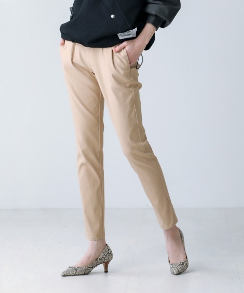 Bou Jeloud(ブージュルード)の「撥水加工◆HAKIYASE美脚パンツ(その他パンツ・レディース・ブラック/カーキ/ホワイト系その他/パープル/A/ベージュ系その他/ホワイト/ライトカーキ・40/38/36)」の18枚目の写真