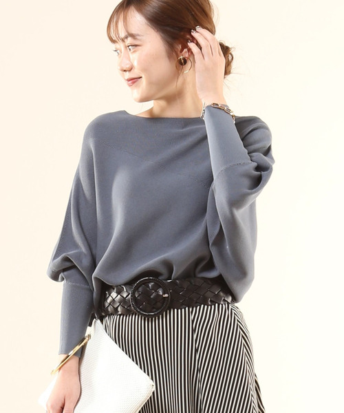 Liesse(リエス)の「アシンメトリープルオーバー(ニット/セーター・レディース・オフホワイト/ブルー系その他/スミクロ/グレー系その他/ピンク・FREE)」の13枚目の写真