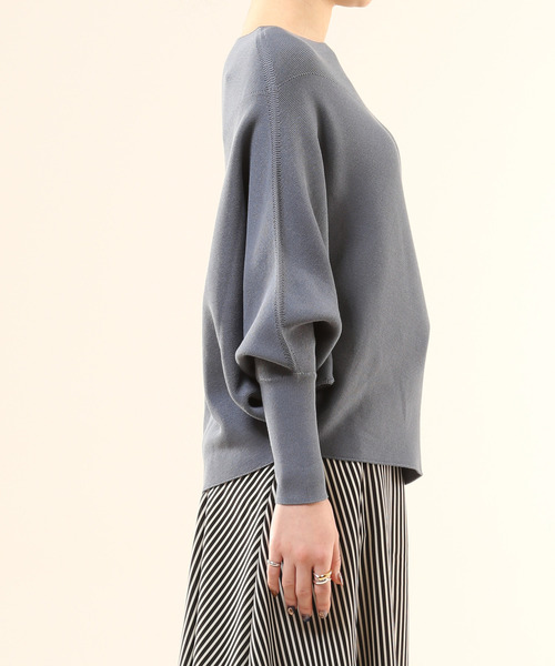 Liesse(リエス)の「アシンメトリープルオーバー(ニット/セーター・レディース・オフホワイト/ブルー系その他/スミクロ/グレー系その他/ピンク・FREE)」の9枚目の写真