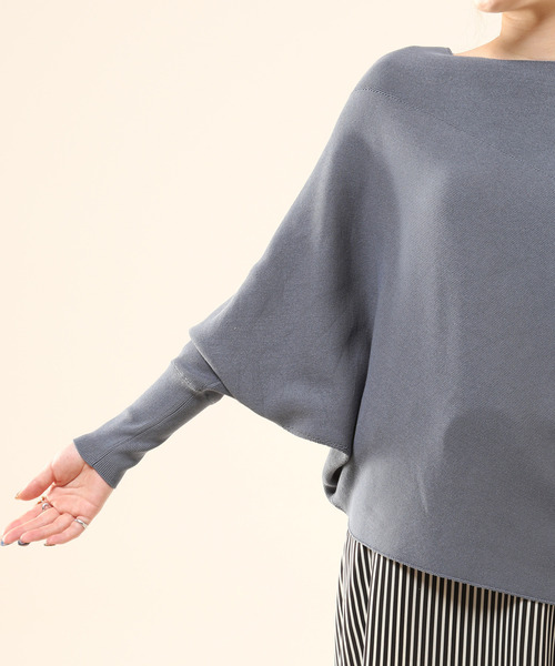 Liesse(リエス)の「アシンメトリープルオーバー(ニット/セーター・レディース・オフホワイト/ブルー系その他/スミクロ/グレー系その他/ピンク・FREE)」の7枚目の写真