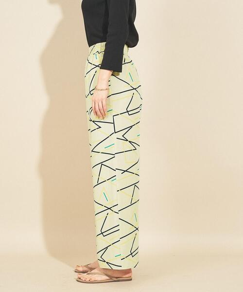 BEAUTY&YOUTH UNITED ARROWS（ビューティーアンドユースユナイテッドアローズ）の「BY∴ ネオンプリントイージーワイドパンツ（その他パンツ・レディース・ブラック/クリーム・M/S）」の19枚目の写真