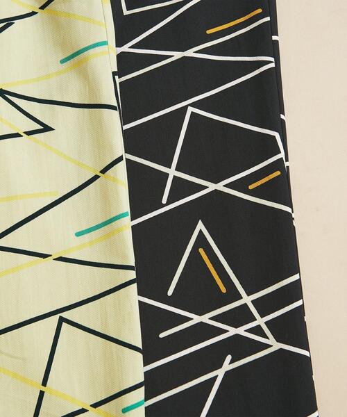 BEAUTY&YOUTH UNITED ARROWS（ビューティーアンドユースユナイテッドアローズ）の「BY∴ ネオンプリントイージーワイドパンツ（その他パンツ・レディース・ブラック/クリーム・M/S）」の14枚目の写真