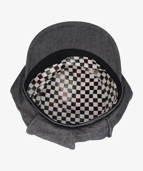 arth（アース）の「【arth】arth C/L Hard Cloth Tuck Cas/（キャスケット・メンズ・ベージュ/ブラック・58cm）」の9枚目の写真