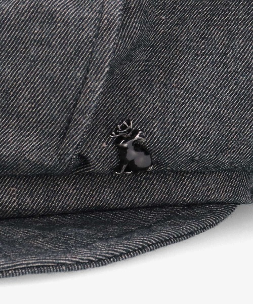 arth（アース）の「【arth】arth C/L Hard Cloth Tuck Cas/（キャスケット・メンズ・ベージュ/ブラック・58cm）」の11枚目の写真