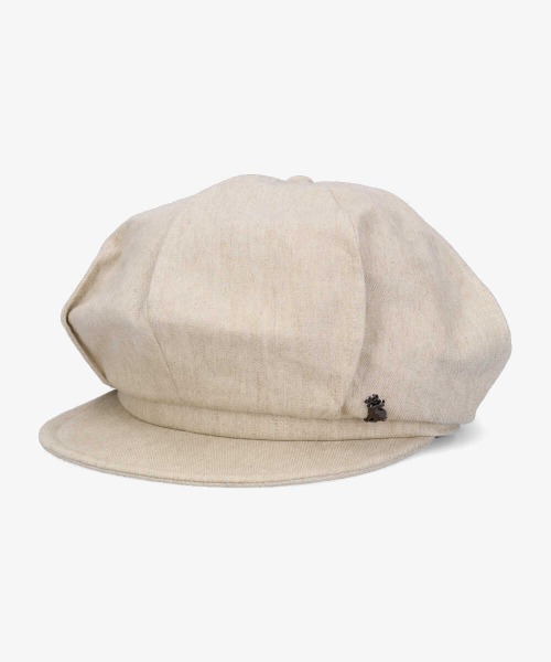 arth（アース）の「【arth】arth C/L Hard Cloth Tuck Cas/（キャスケット・メンズ・ベージュ/ブラック・58cm）」の12枚目の写真