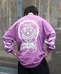 SAYHELLO | 【SAYHELLO / セイハロー】 MASK SLEEVE DYE L/S(Tシャツ/カットソー)