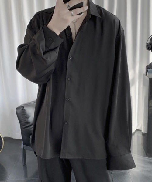 【サイズ感M〜L】田中オム　ウールロングスリーブシャツ　02年製 メリノウールロングスリーブTシャツ ビッグシルエット