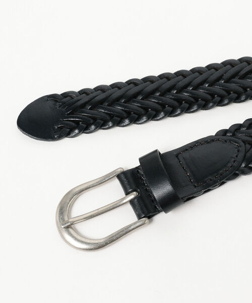 BEAMS PLUS(ビームスプラス)の「BEAMS PLUS / レザー メッシュベルト(ベルト・メンズ・ブラック/ブラウン・32inch/30inch/34inch/36inch)」の13枚目の写真