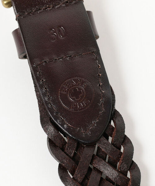 BEAMS PLUS(ビームスプラス)の「BEAMS PLUS / レザー メッシュベルト(ベルト・メンズ・ブラック/ブラウン・32inch/30inch/34inch/36inch)」の20枚目の写真