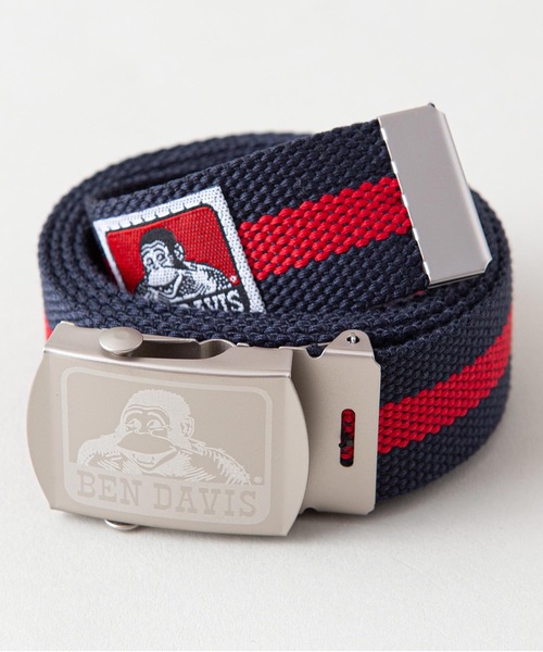 BEN DAVIS（ベンデイビス）の「【BEN DAVIS/ベンデイビス】ＧＩベルト　バックル部分ブランドロゴ（ベルト・メンズ・スミクロ/ブラック/カーキ/レッド/ネイビー/ベージュ/ホワイト/ブラウン・FREE）」の8枚目の写真