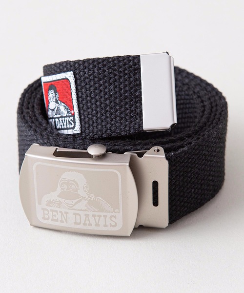 BEN DAVIS（ベンデイビス）の「【BEN DAVIS/ベンデイビス】ＧＩベルト　バックル部分ブランドロゴ（ベルト・メンズ・スミクロ/ブラック/カーキ/レッド/ネイビー/ベージュ/ホワイト/ブラウン・FREE）」の3枚目の写真
