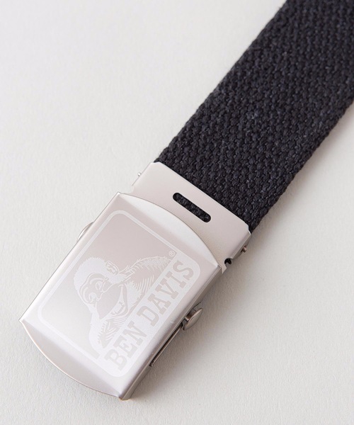 BEN DAVIS（ベンデイビス）の「【BEN DAVIS/ベンデイビス】ＧＩベルト　バックル部分ブランドロゴ（ベルト・メンズ・スミクロ/ブラック/カーキ/レッド/ネイビー/ベージュ/ホワイト/ブラウン・FREE）」の12枚目の写真