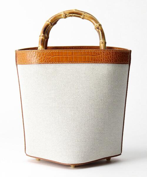 CHRISTIAN VILLA（クリスチャンヴィラ）の「[ 別注 ][ クリスチャン ヴィッラ ] CHRISTIAN VILLA FFC バンブー ハンドル ショルダー バッグ（ショルダーバッグ・レディース・モカ・FREE）」の12枚目の写真