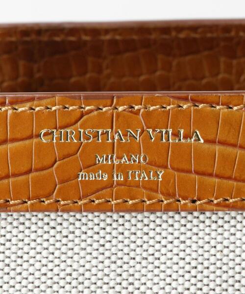 CHRISTIAN VILLA（クリスチャンヴィラ）の「[ 別注 ][ クリスチャン ヴィッラ ] CHRISTIAN VILLA FFC バンブー ハンドル ショルダー バッグ（ショルダーバッグ・レディース・モカ・FREE）」の13枚目の写真