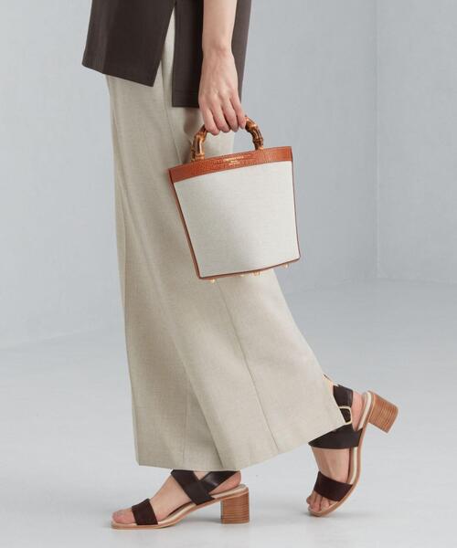 CHRISTIAN VILLA（クリスチャンヴィラ）の「[ 別注 ][ クリスチャン ヴィッラ ] CHRISTIAN VILLA FFC バンブー ハンドル ショルダー バッグ（ショルダーバッグ・レディース・モカ・FREE）」の15枚目の写真