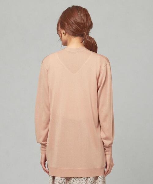 closet story（クローゼットストーリー）の「＜closet story＞□セッショクレイカン キナガシ カーディガン -手洗い可能-（カーディガン/ボレロ・レディース・ライトグレー/ライトピンク・FREE）」の8枚目の写真