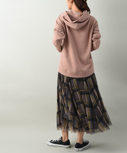 SOMETHING（サムシング）の「【ＳＯＭＥＴＨＩＮＧ】ＳＯＭＥＴＨＩＮＧ　ＬＯＧＯ　ＨＯＯＤＩＥ（パーカー・レディース・ベージュ/パープル/ピンク・FREE）」の22枚目の写真