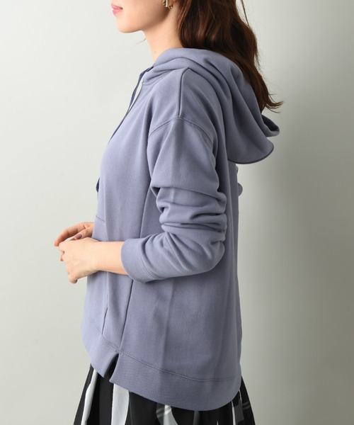 SOMETHING（サムシング）の「【ＳＯＭＥＴＨＩＮＧ】ＳＯＭＥＴＨＩＮＧ　ＬＯＧＯ　ＨＯＯＤＩＥ（パーカー・レディース・ベージュ/パープル/ピンク・FREE）」の7枚目の写真