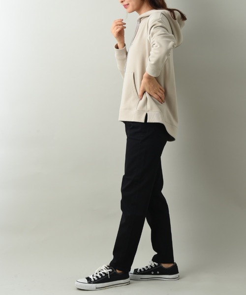 SOMETHING（サムシング）の「【ＳＯＭＥＴＨＩＮＧ】ＳＯＭＥＴＨＩＮＧ　ＬＯＧＯ　ＨＯＯＤＩＥ（パーカー・レディース・ベージュ/パープル/ピンク・FREE）」の15枚目の写真