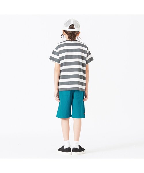 BREEZE（ブリーズ）の「ウエストコードカラーパンツ 5分丈＿ストレッチ（その他パンツ・キッズ・ターコイズブルー/ブラック/キャメル/レインボー/パープル・100/130/150/90/120/140/110）」の9枚目の写真