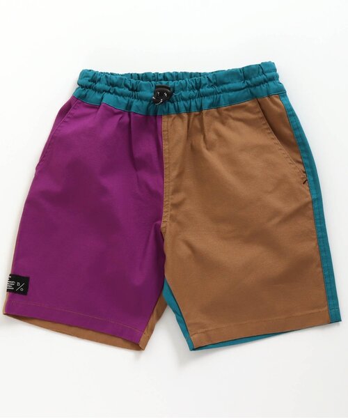 BREEZE（ブリーズ）の「ウエストコードカラーパンツ 5分丈＿ストレッチ（その他パンツ・キッズ・ターコイズブルー/ブラック/キャメル/レインボー/パープル・100/130/150/90/120/140/110）」の10枚目の写真