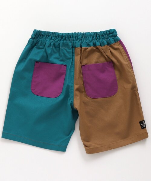 BREEZE（ブリーズ）の「ウエストコードカラーパンツ 5分丈＿ストレッチ（その他パンツ・キッズ・ターコイズブルー/ブラック/キャメル/レインボー/パープル・100/130/150/90/120/140/110）」の21枚目の写真