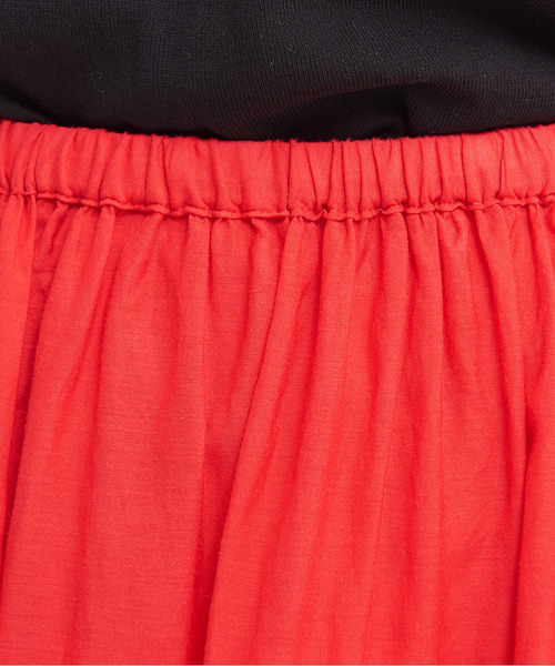 Dot＆Stripes CHILD WOMAN（ドットアンドストライプス　チャイルドウーマン）の「C/Visローン刺繍 ティアードスカート（スカート・レディース・レッド/ホワイト/ブラック・FREE）」の14枚目の写真