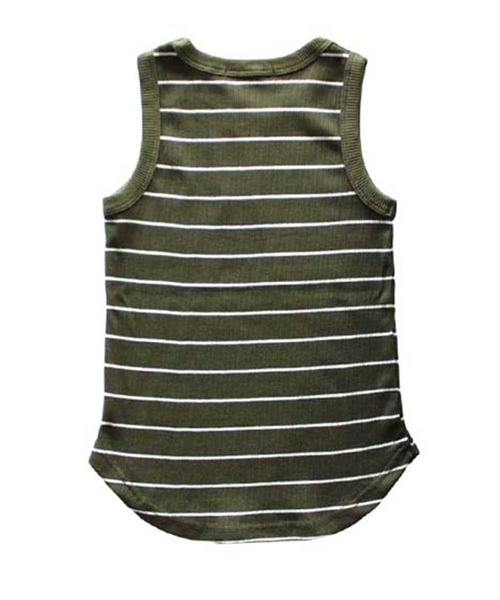 THE CASUAL（カジュアル）の「無地 ボーダー テレコロングタンクトップ キッズ（タンクトップ・キッズ・グレー系1/ブラック/ブラウン系/グレー系/オフホワイト/チャコール/ベージュ/モカ/ネイビー/カーキ/カーキ系/杢グレー・140cm/130cm/160cm/110cm/150cm/120cm/100cm）」の17枚目の写真