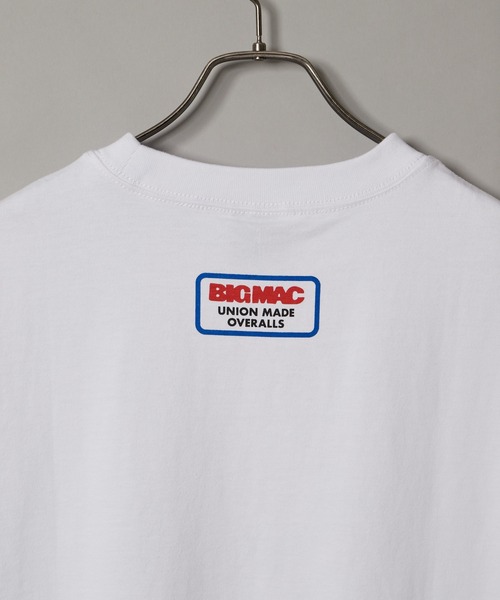 BIG MAC（ビッグマック）の「【BIG MAC×FACE】別注LOGO Shirt Sleeve TEE/ロゴプリントTシャツ（Tシャツ/カットソー・メンズ・ブラック/ホワイト・MEDIUM/LARGE）」の8枚目の写真